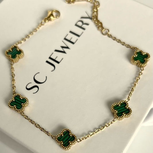 Pulsera Trebol Van Cleef +CAJA de regalo