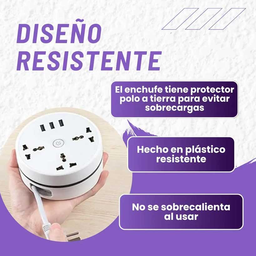 Elimina el caos de cables en menos de un minuto.