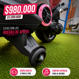 Moto eléctrica infantil rosa — vista 3